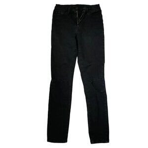 Urban Outfitters BDG Black Twig High Rise Jeans Size 27 Distressed Knees Grunge